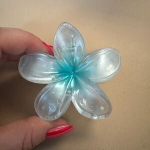 Emi Jay Translucent Blue Flower Clip
